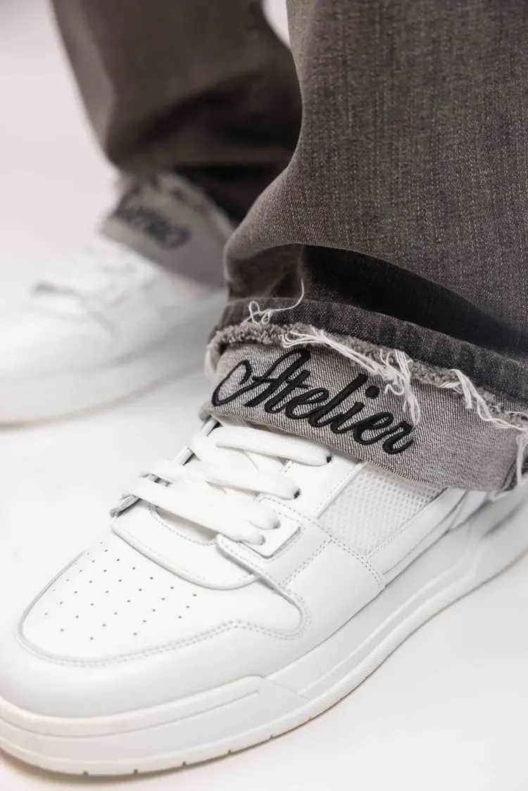 Rivero Rivero Jeans Relaxed Faded Folded SS25 Grey