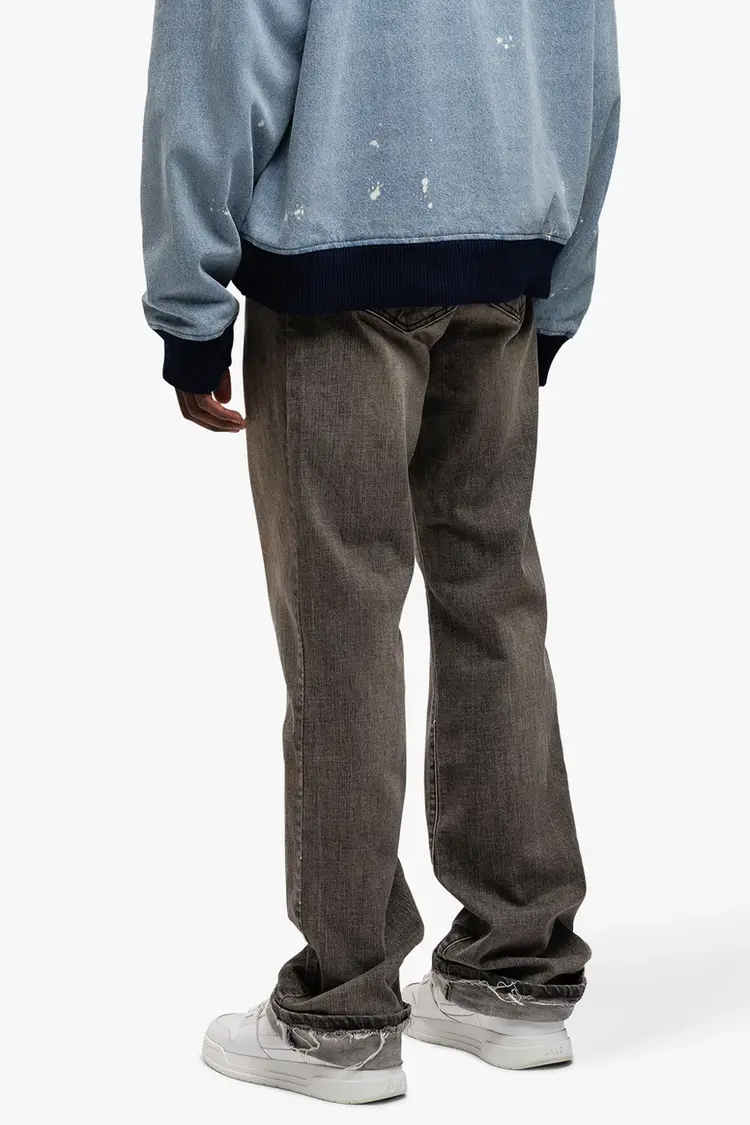 Rivero Rivero Jeans Relaxed Faded Folded SS25 Grey