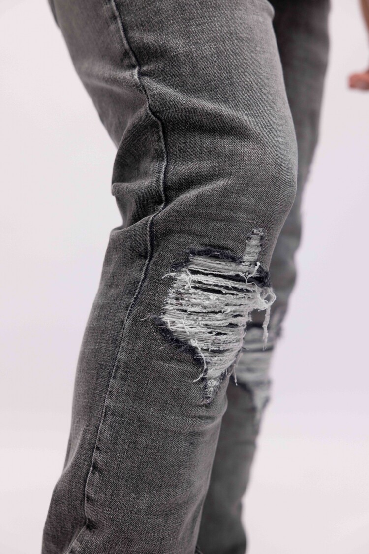 Richesse Richesse Jeans Distressed 4003 FW25 Grey