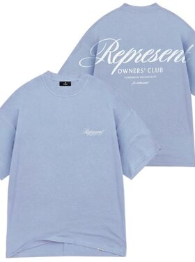 Represent Represent T-Shirt Owners Club FW25 Dusty Blue