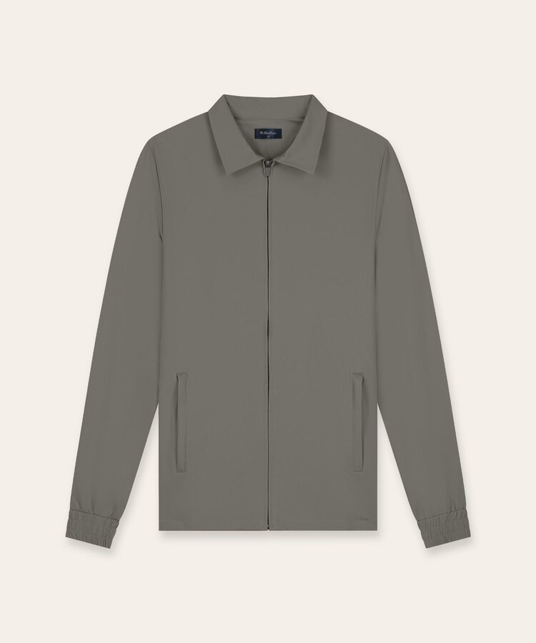 Triad'oro Triad'oro Tracksuit Jacket Collar SS25 Taupe
