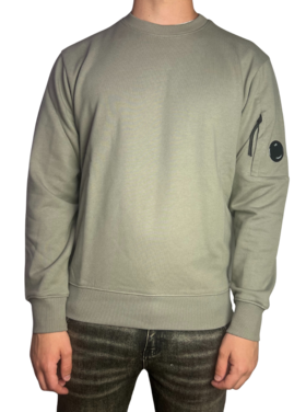 CP Company CP Company Sweater Diagonal Raised FW25 Taupe