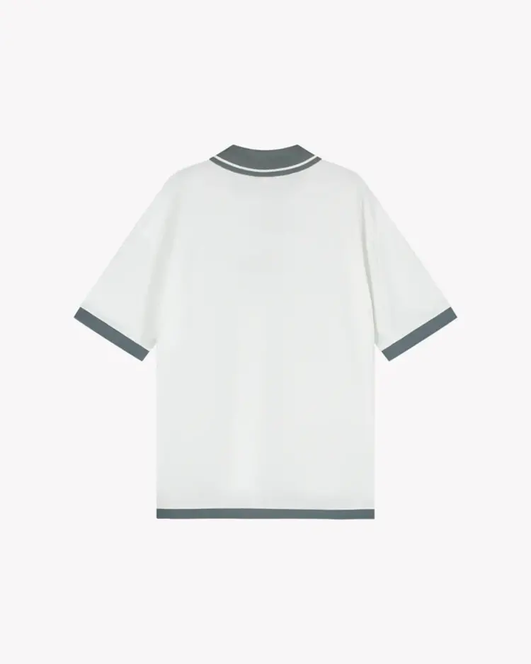 Saint Blanc Saint Blanc Jersey Interlock Logo FW25 White Alyssum