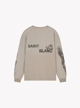 Saint Blanc Saint Blanc Longsleeve Blur Waffle Knit FW25 Off White