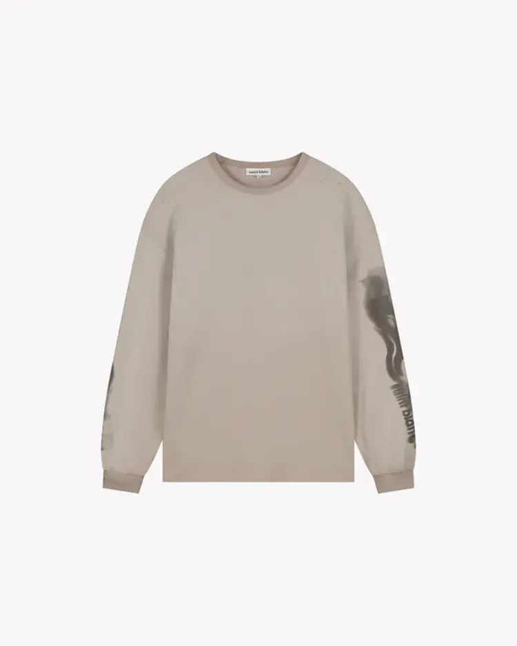 Saint Blanc Saint Blanc Longsleeve Blur Waffle Knit FW25 Off White