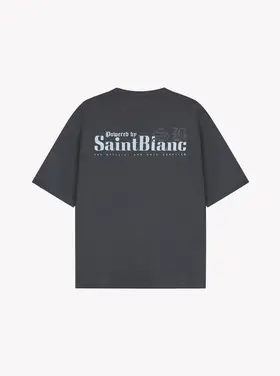 Saint Blanc Saint Blanc T-Shirt Powered FW25 Blue Graphite