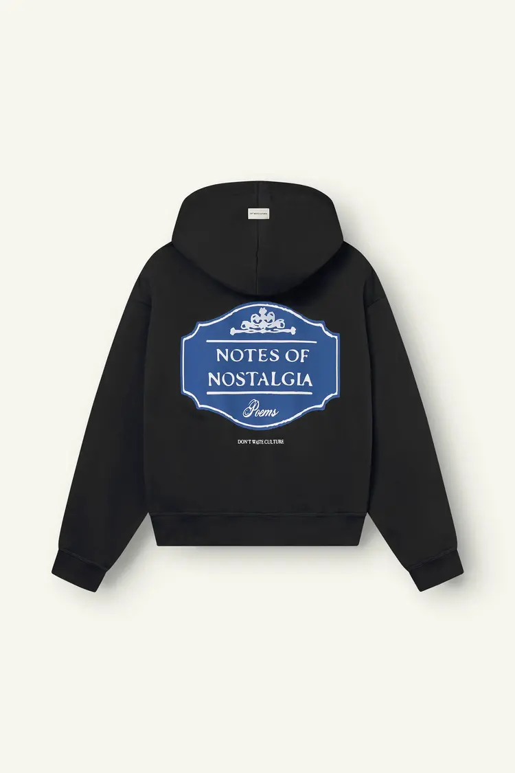 Don't Waste Culture Don't Waste Culture Zip Hoodie Ulric FW25 Black