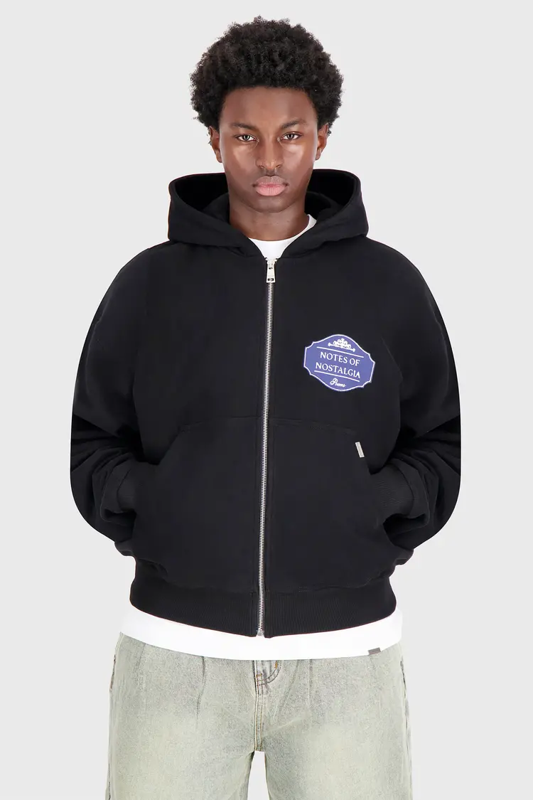 Don't Waste Culture Don't Waste Culture Zip Hoodie Ulric FW25 Black