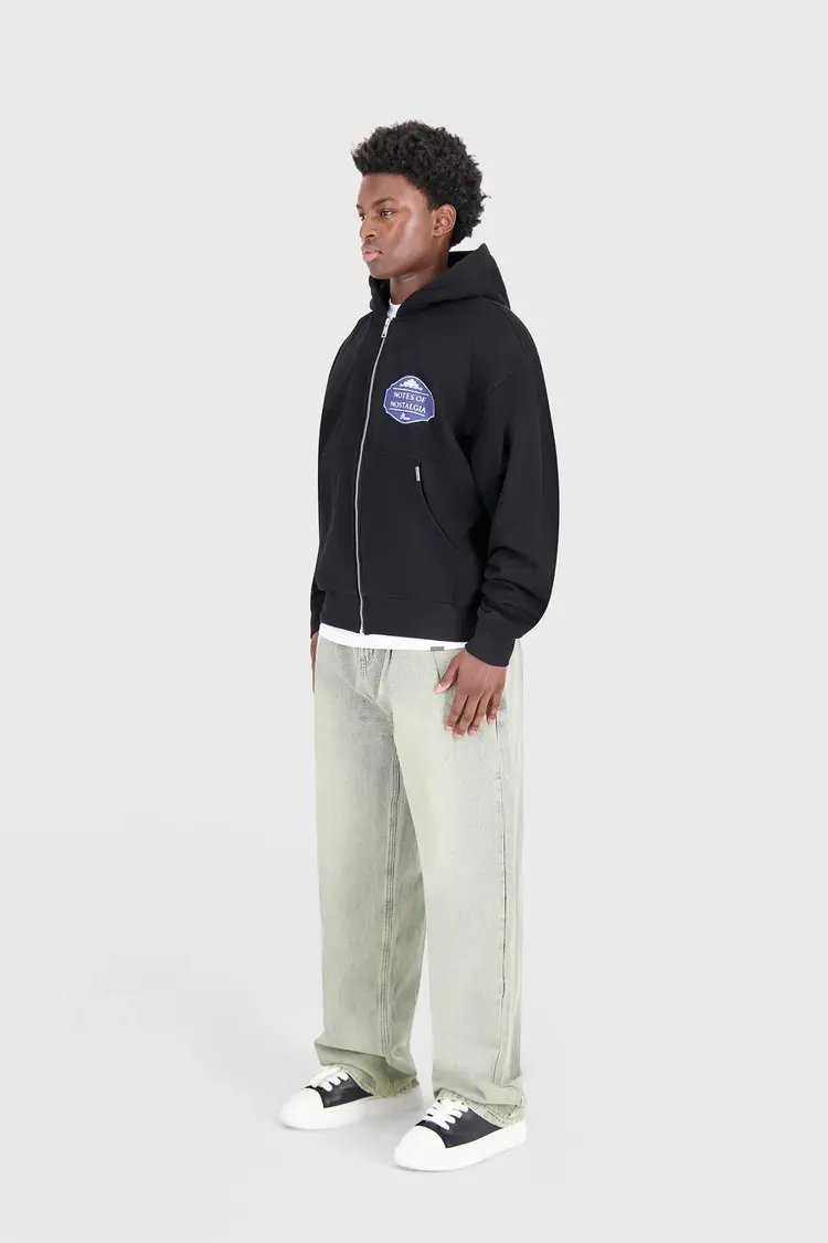 Don't Waste Culture Don't Waste Culture Zip Hoodie Ulric FW25 Black