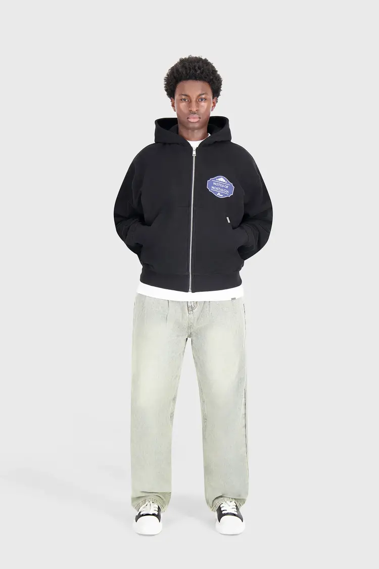 Don't Waste Culture Don't Waste Culture Zip Hoodie Ulric FW25 Black