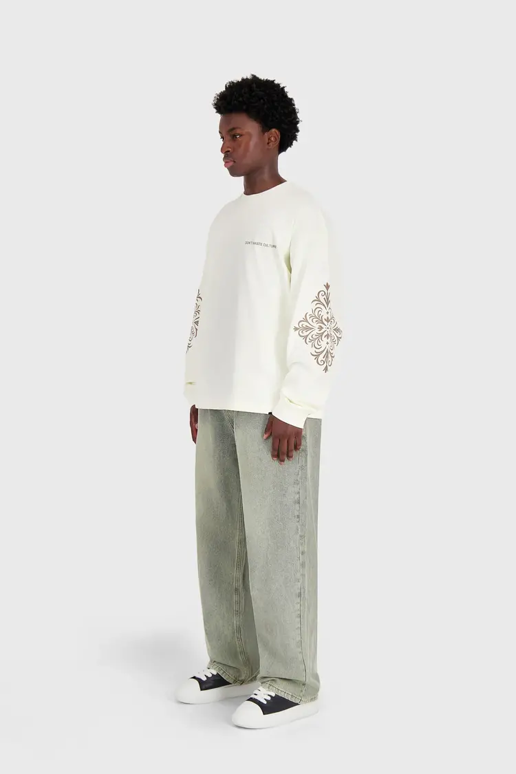 Don't Waste Culture Don't Waste Culture Longsleeve Thandor FW25 Off White