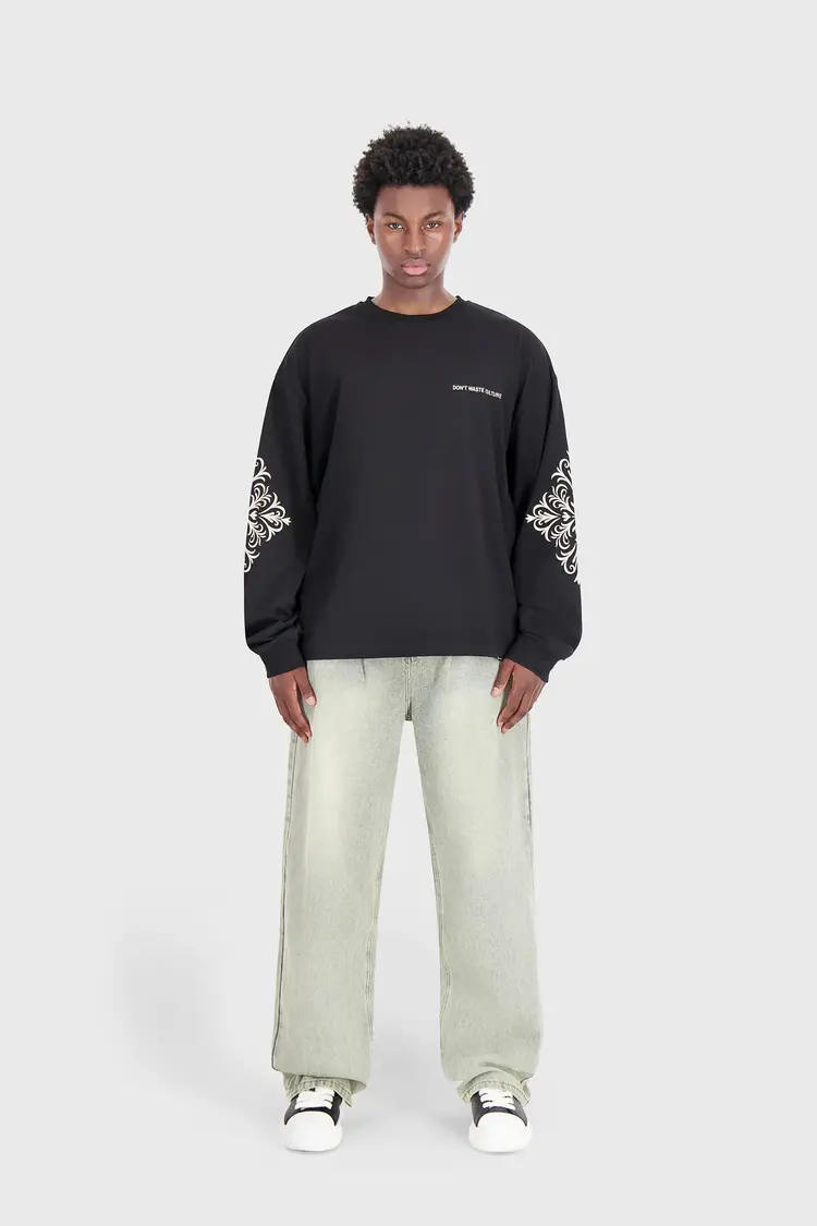 Don't Waste Culture Don't Waste Culture Longsleeve Thandor FW25 Black