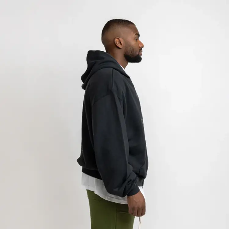 Rheborn Rheborn Vest Love More Zip- Up FW25 Vintage Black