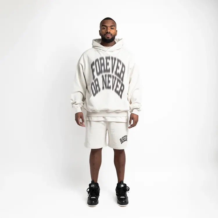 Rheborn Rheborn Hoodie Forever Or Never FW25 Vintage White