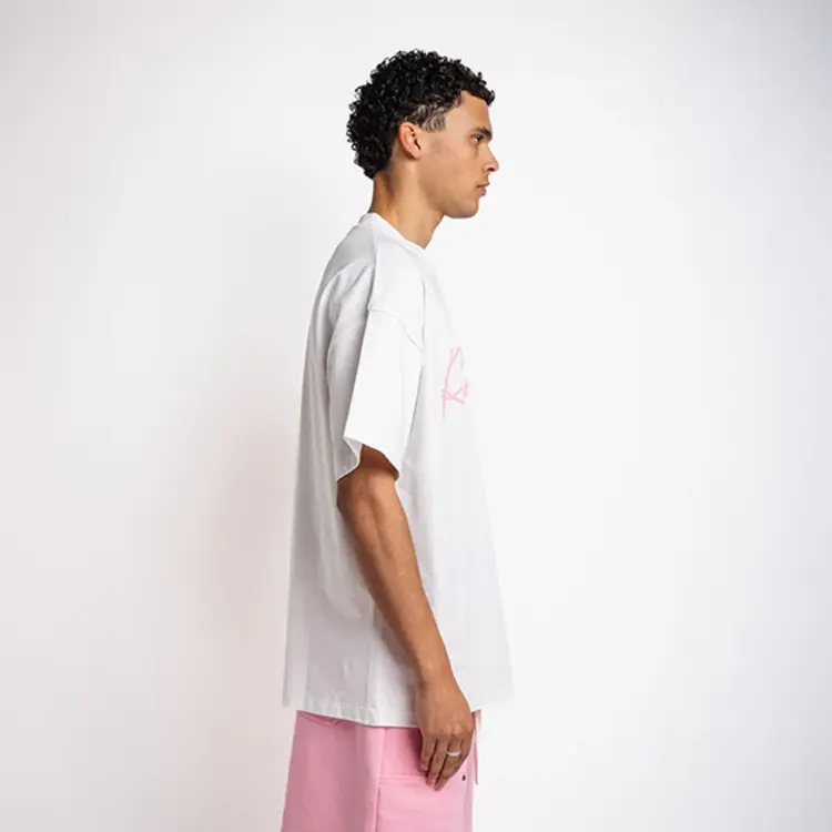 Rheborn Rheborn T-Shirt Handwritten Logo FW25 Pink