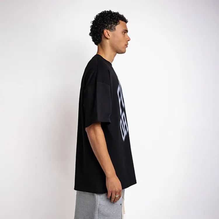 Rheborn Rheborn T-Shirt Blurry Forever Or Never FW25 Black