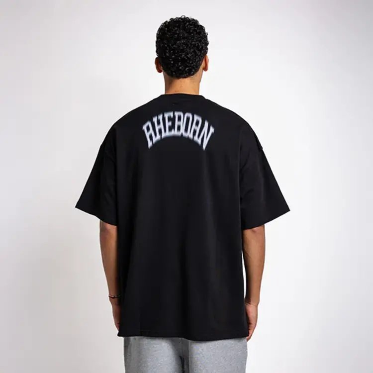 Rheborn Rheborn T-Shirt Blurry Forever Or Never FW25 Black