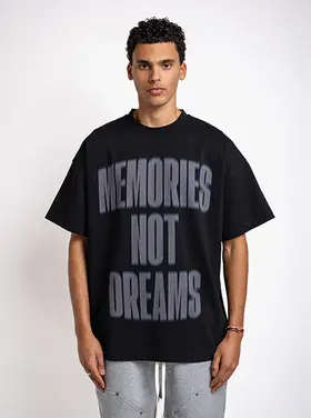 Rheborn Rheborn T-Shirt Memories Not Dreams FW25 Black