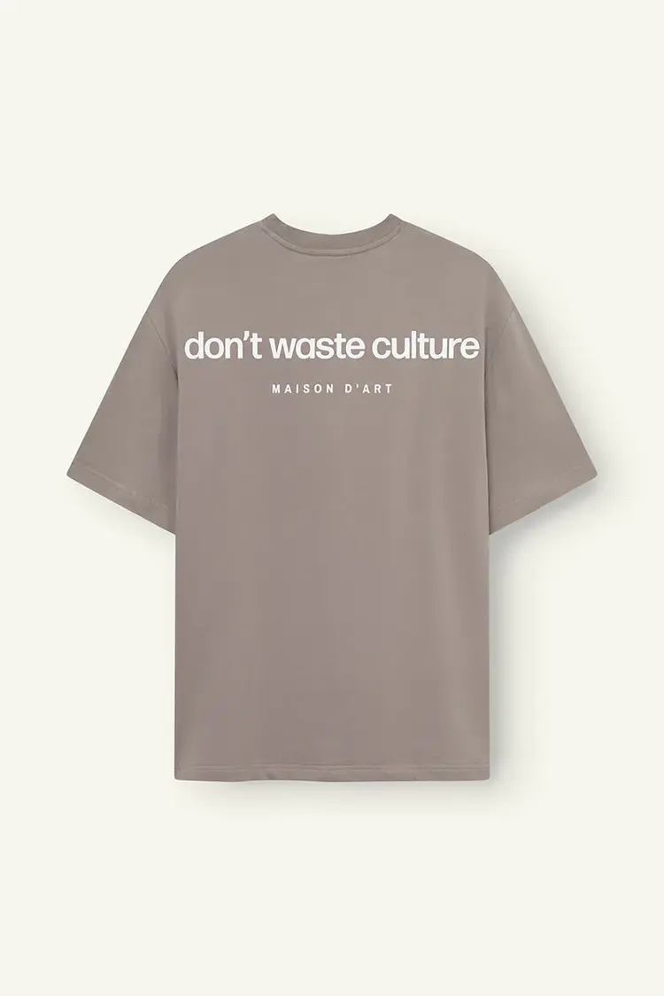 Don't Waste Culture Don't Waste Culture T-Shirt Cleo NOOS Warm Grey
