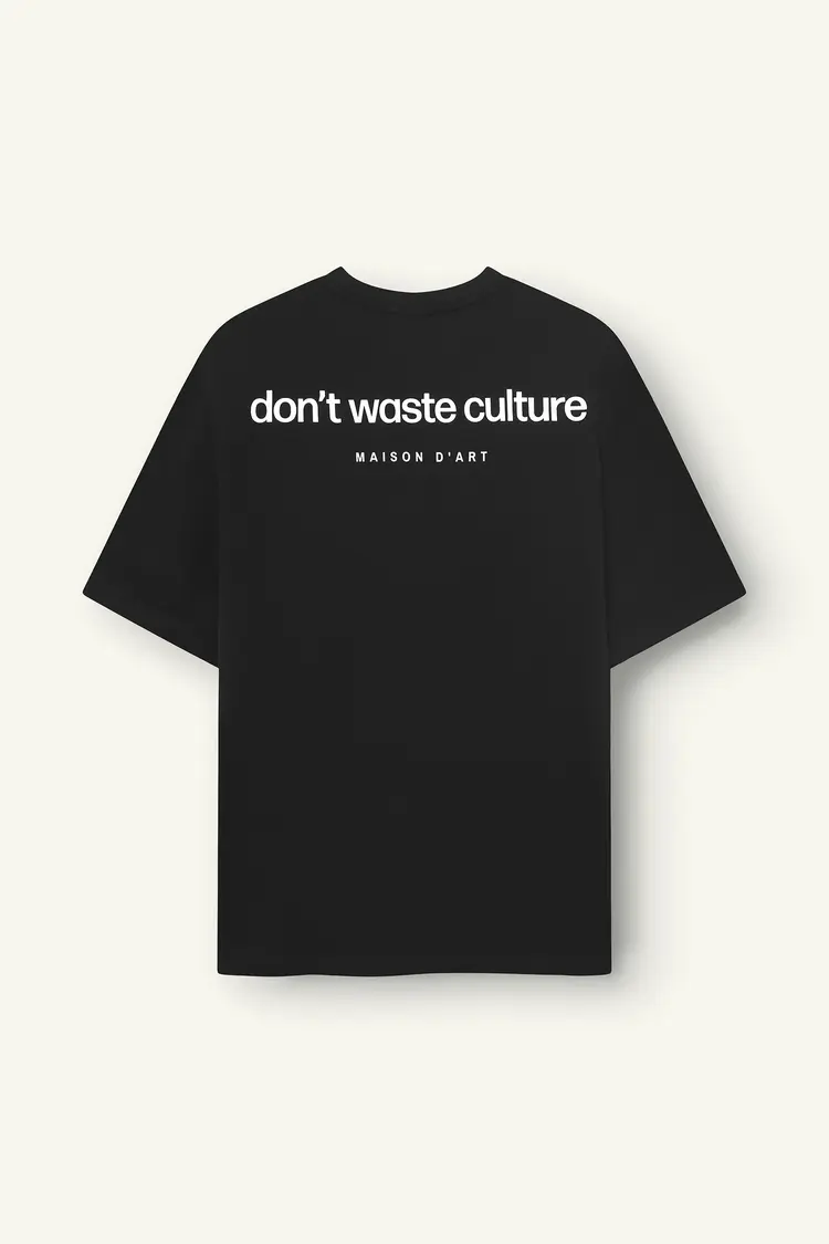 Don't Waste Culture Don't Waste Culture T-Shirt Cleo NOOS Black/White