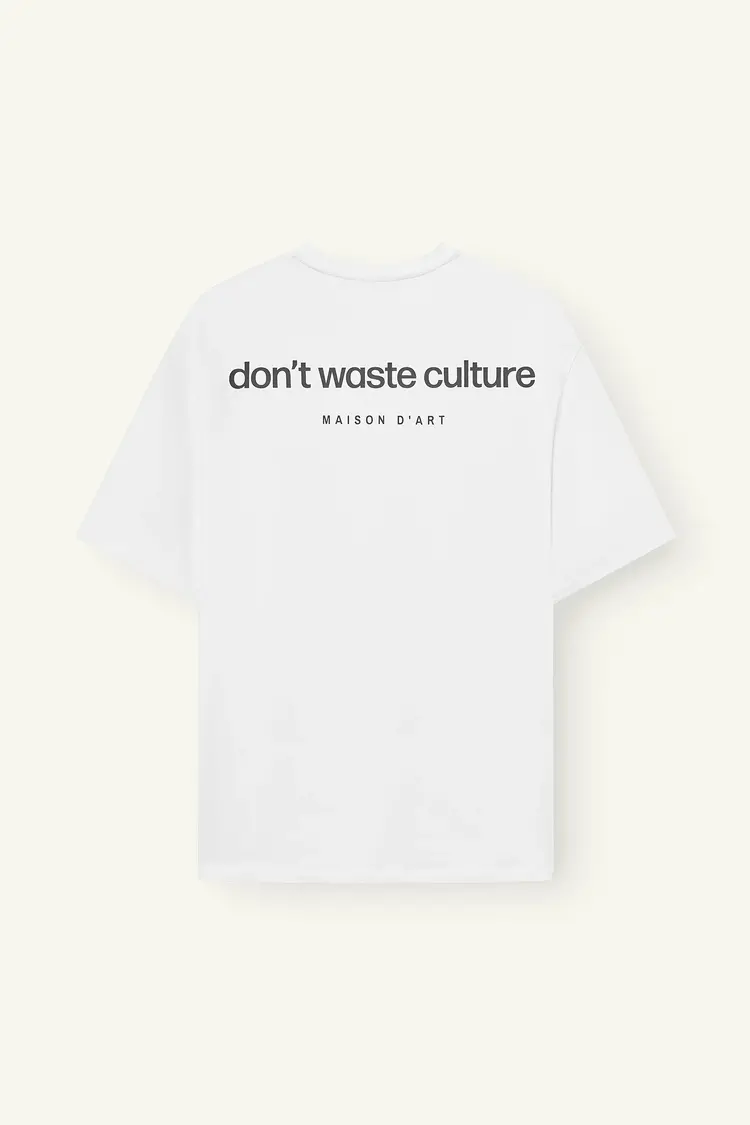 Don't Waste Culture Don't Waste Culture T-Shirt Cleo NOOS White