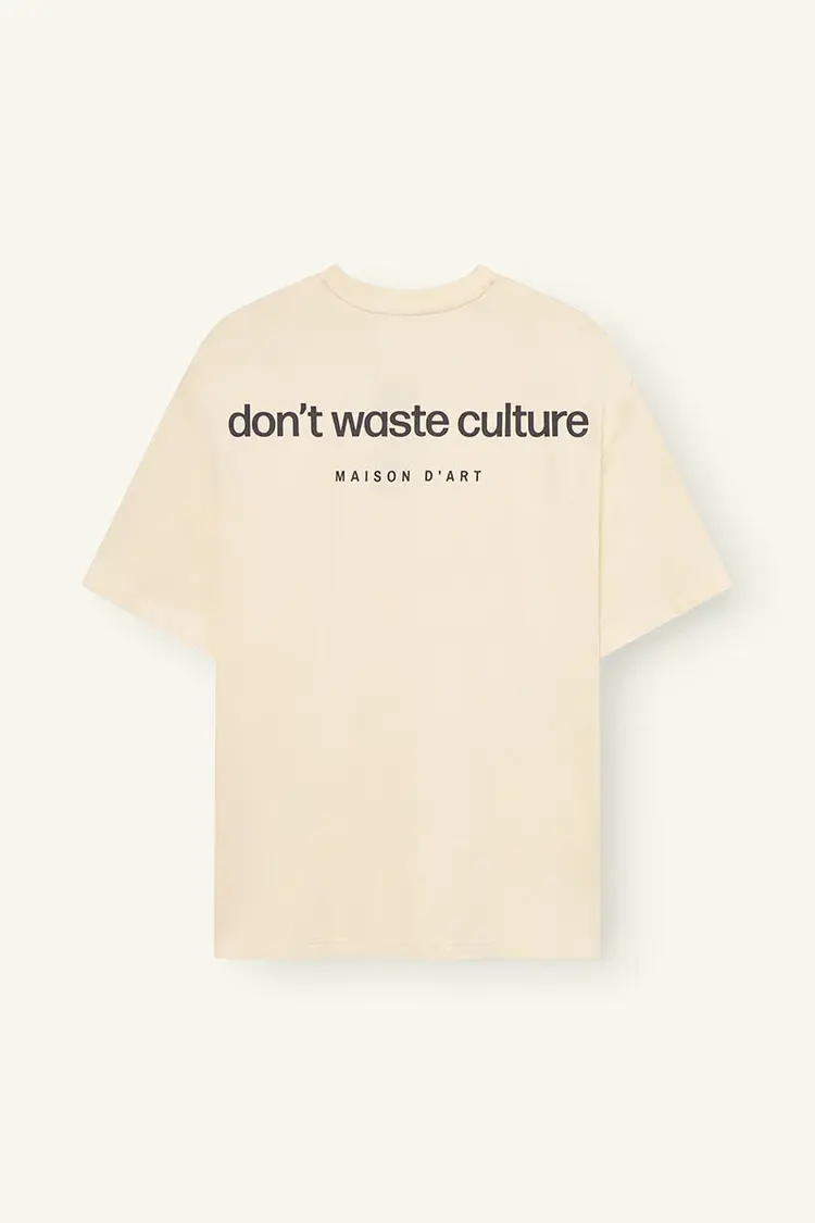 Don't Waste Culture Don't Waste Culture T-Shirt Cleo NOOS Beige