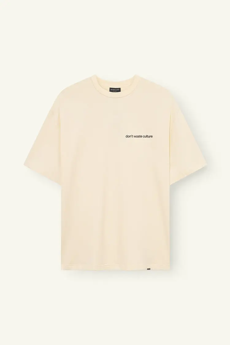 Don't Waste Culture Don't Waste Culture T-Shirt Cleo NOOS Beige