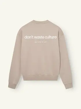 Don't Waste Culture Don't Waste Culture Sweater Matt NOOS Taupe