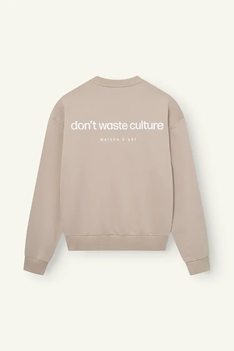 Don't Waste Culture Don't Waste Culture Sweater Matt NOOS Taupe