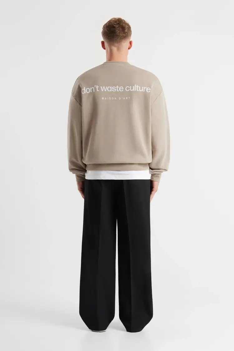 Don't Waste Culture Don't Waste Culture Sweater Matt NOOS Taupe