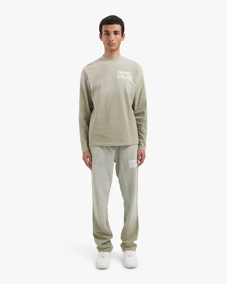 Croyez Croyez T-Shirt Longsleeve Sprayed Atelier FW25 Dusty Olive