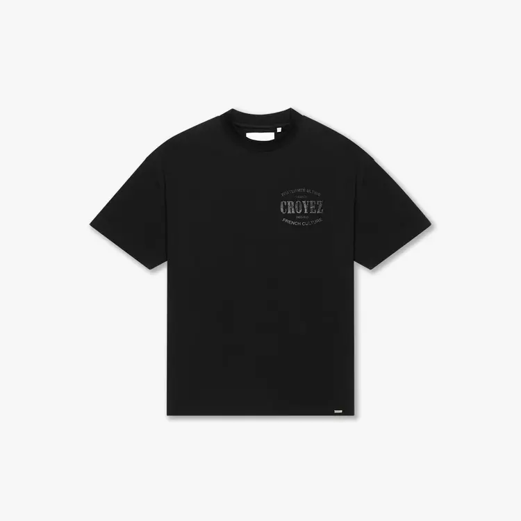 Croyez Croyez T-Shirt Oversized Stamp FW25 Black