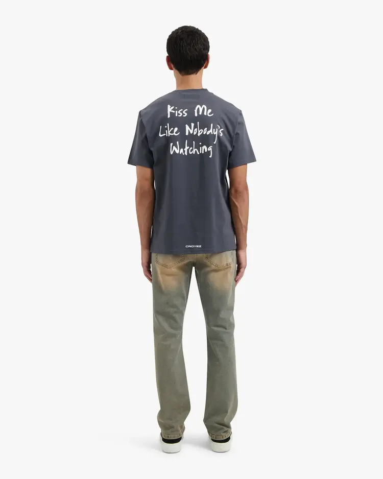 Croyez Croyez Jeans Straight Leg Sand Washed Denim FW25 Light Blue