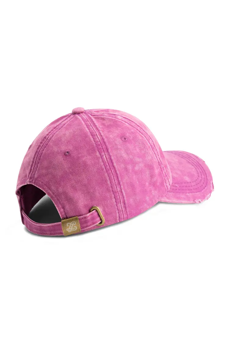 Lueur Lueur Cap Washed Distressed FW25 Pink