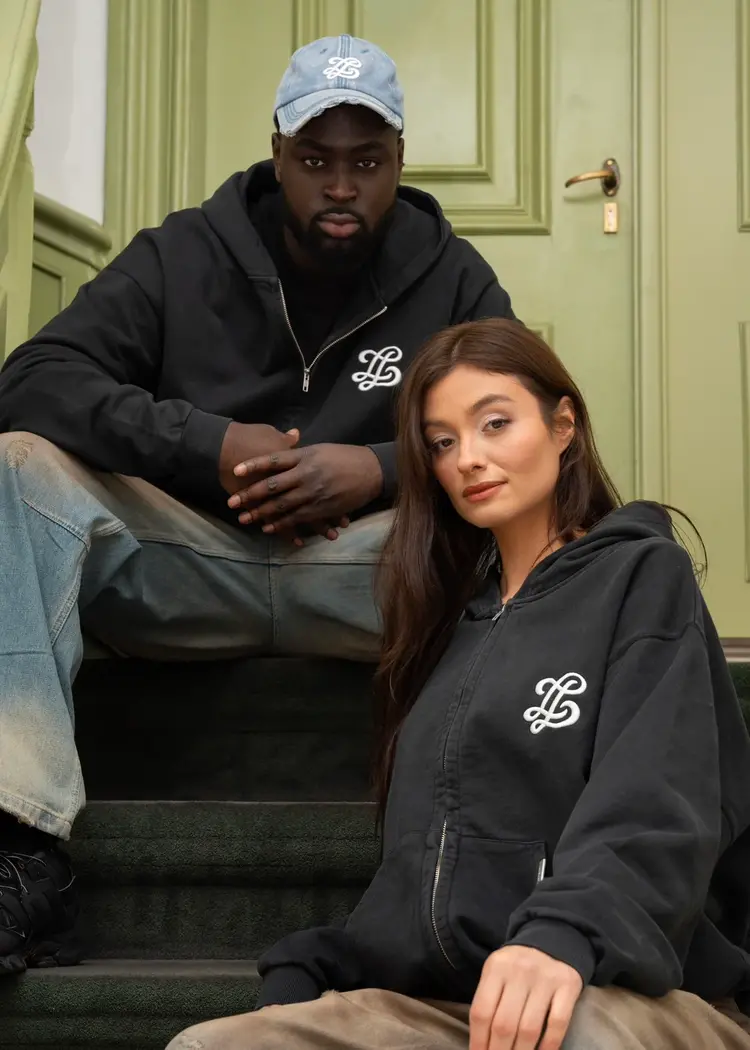 Lueur Lueur Cap Washed Distressed FW25 Blue