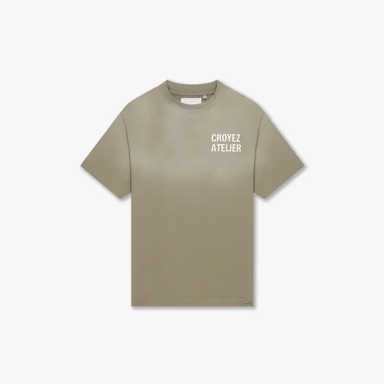 Croyez Croyez T-Shirt Sprayed Atelier FW25 Dusty Olive
