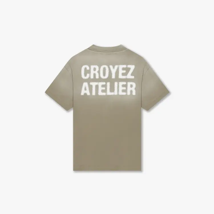 Croyez Croyez T-Shirt Sprayed Atelier FW25 Dusty Olive