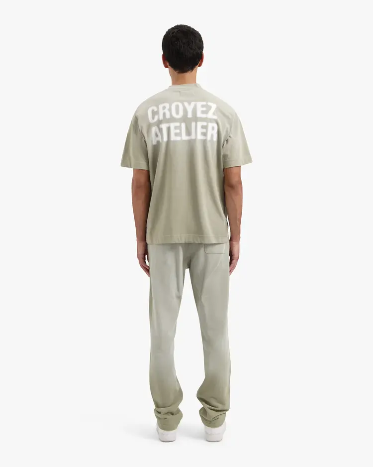 Croyez Croyez T-Shirt Sprayed Atelier FW25 Dusty Olive