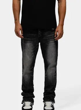 Rivero Rivero Jeans Slim Buttoned Zip Denim SS25 Washed Black