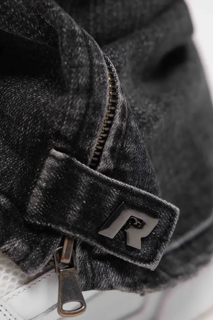 Rivero Rivero Jeans Slim Buttoned Zip Denim SS25 Washed Black