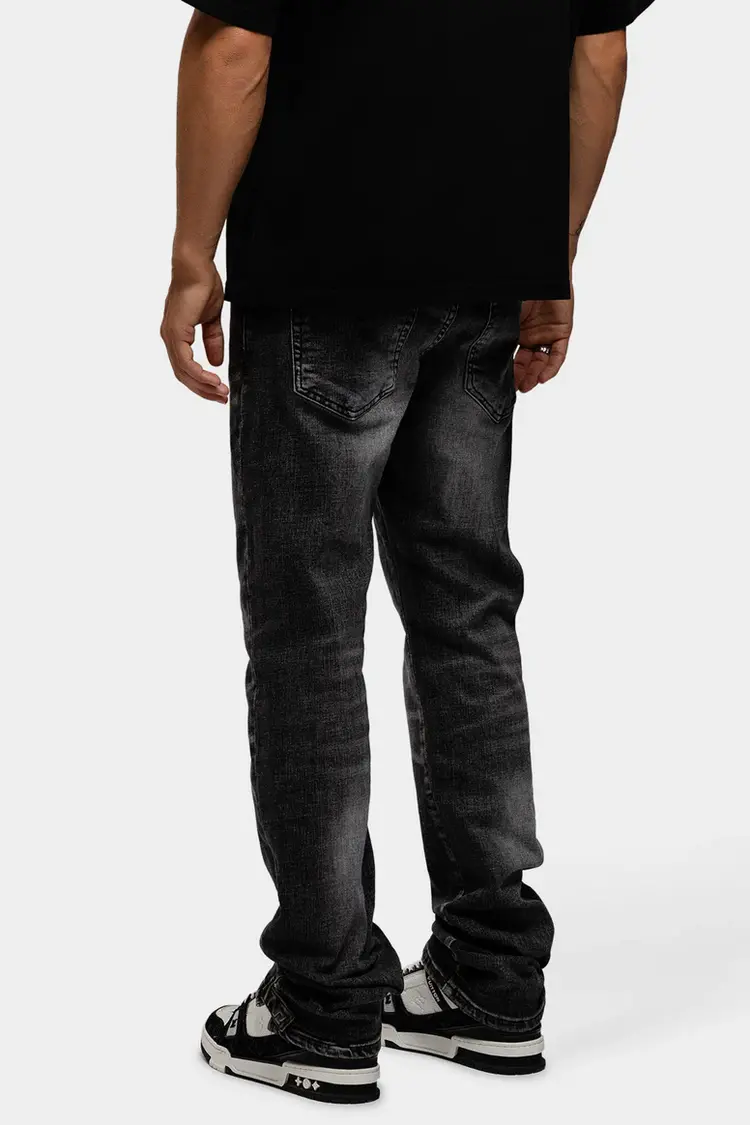 Rivero Rivero Jeans Slim Buttoned Zip Denim SS25 Washed Black