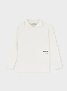 Equalite Equalite Longsleeve Polo Elia FW25 Off White