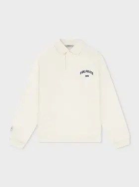 Equalite Equalite Polo Sweater Varsity FW25 Off White / Navy