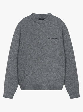 Quotrell Quotrell Sweater Knitted Aurora FW25 Grey Melee