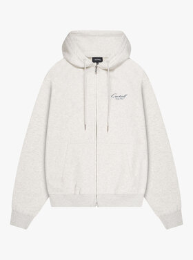 Quotrell Quotrell Zip Hoodie Creators FW25 Light Grey Melee/Blu
