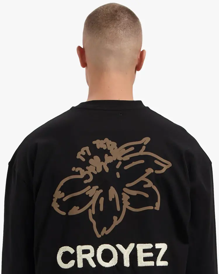 Croyez Croyez T-Shirt Longsleeve Gardener FW25 Black