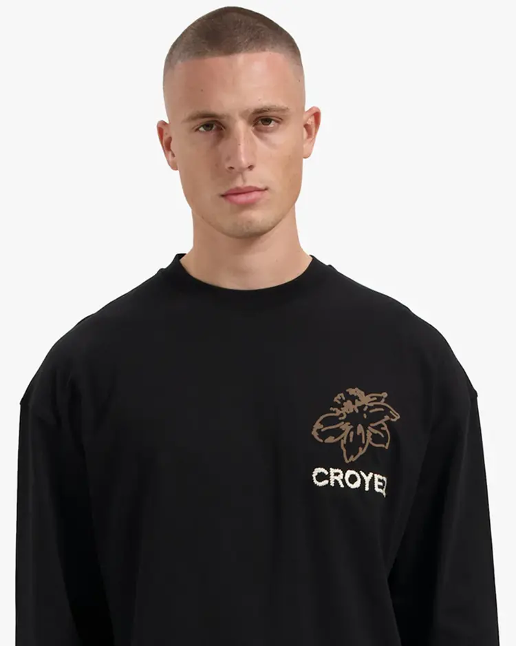 Croyez Croyez T-Shirt Longsleeve Gardener FW25 Black