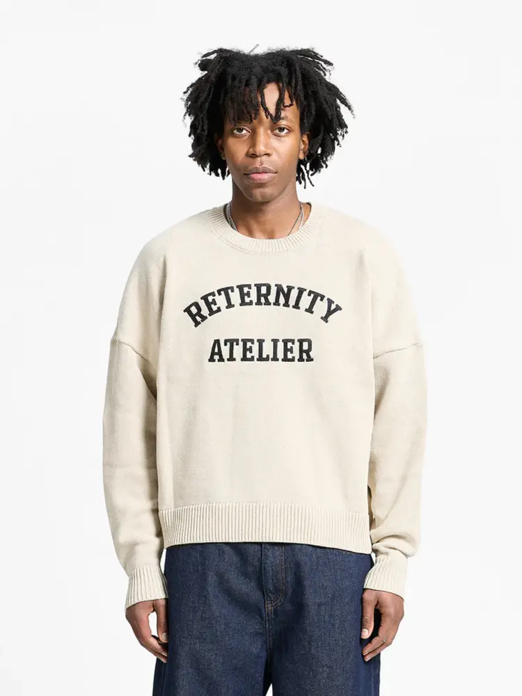 Reternity Reternity Sweater Evenie Logo Knit FW25 Cream