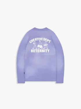 Reternity Reternity Longsleeve Creative Dept FW25 Washed Purple