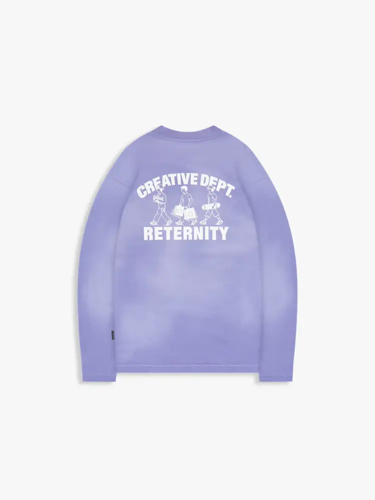 Reternity Reternity Longsleeve Creative Dept FW25 Washed Purple